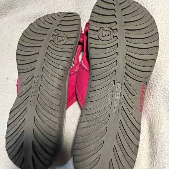 Merrell Rose Red Toe Slip in Sandals Sz 11 - Picture 9 of 10